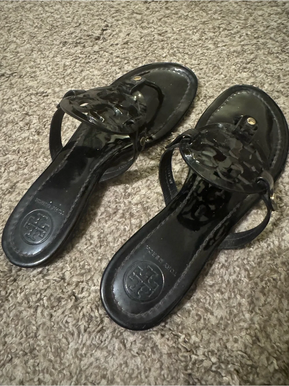 Tory Burch shoe bundle-size 9 Miller, clogs and flip flops. A lot of life left